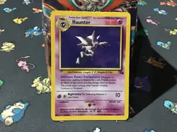 Pokemon TCG Haunter Card 21/62 Rare Non-Holo Fossil Pokemon Card (H1) - Image 1