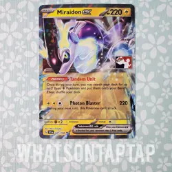 Pokemon Card Miraidon Ex 081/198 Ultra Rare Scarlet Violet Prize Pack Series 3 - Image 1