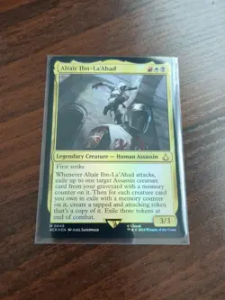 ALTAIR IBN-LA'AHAD (FOIL-ETCHED) Universes Beyond: Assassin's Creed Magic MTG - Image 1