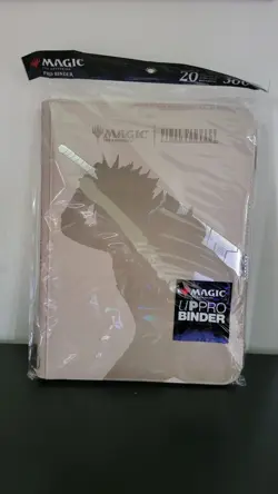 Magic the Gathering Final Fantasy Cloud Ultra Pro 9-Pocket PRO Binder In Hand - Image 1