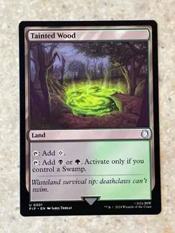 MTG NM Tainted Wood [Fallout] - Image 1
