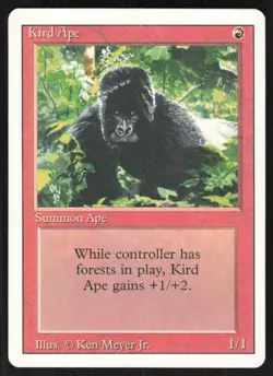 Magic The Gathering MTG Revised Edition Kird Ape - Image 1