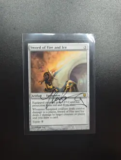 Sword of Fire and Ice Darksteel Artist Proof Signed MTG Magic EDH - Image 1