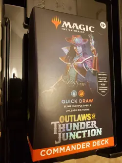 Magic MTG Outlaws of Thunder Junction Quick Draw Commander Deck Brand New Sealed - Image 1