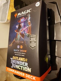 Magic MTG Outlaws of Thunder Junction Quick Draw Commander Deck Brand New Sealed - Image 2