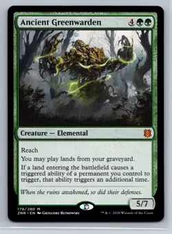 Ancient Greenwarden Zendikar Rising Regular - Never Played - Image 1