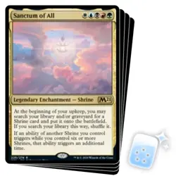 SANCTUM OF ALL X4 Core Set 2021 M21 Magic MTG MINT CARD - Image 1