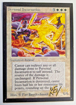 MTG CE Personal Incarnation SHADOW SIGNED BY KEV BROCKSCHMIDT - Image 1