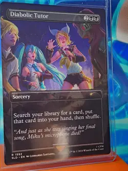 Diabolic Tutor Non-Foil Hatsune Miku English - Image 1