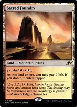 Sacred Foundry R Edge of Eternities 256 NM - Image 1