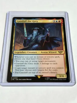 Gandalf the Grey - The Lord of the Rings (LTR) - MTG Rare Regular #207 - Image 2