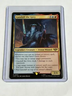 Gandalf the Grey - The Lord of the Rings (LTR) - MTG Rare Regular #207 - Image 3