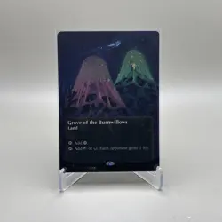 BORDERLESS GALAXY FOIL Grove of the Burnwillows (0152) Edge of Eternities MTG NM - Image 1