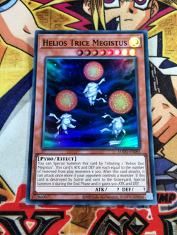 Helios Trice Megistus lodt-en095 Unltd Ed (NEW) Super Rare Yu-Gi-Oh! - Image 1
