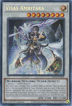 Visas Amritara Yu-Gi-Oh! MP24-EN098 1st Secret Rare - Image 1