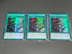 Yugioh! 3x Pantheism Of The Monarchs SR01-EN023 1st Edition Super Rare Near Mint - Image 1