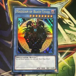 Yugioh! Magician of Black Chaos YGLD-ENC01 Ultra Rare NM - Image 1