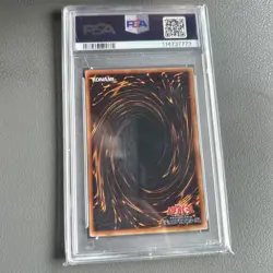 2001 YU-GI-OH! JAPANESE PREMIUM PACK 5 #P507 RED-EYES BLACK METAL DRAGON PSA 8 - Image 2