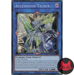 Yugioh Accesscode Talker RA02-EN044 Super Rare 1st Edition NM - Image 1