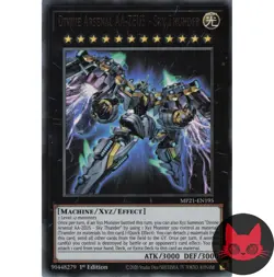 Yugioh Divine Arsenal AA-ZEUS - Sky Thunder MP21-EN195 Ultra Rare 1st Edition NM - Image 1
