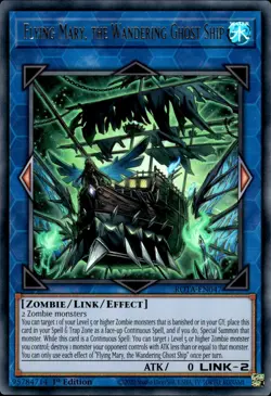 Flying Mary, The Wandering Ghost Ship - Ultra Rare 1st Ed. ROTA-EN047 NM YuGiOh - Image 1
