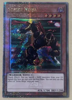 Yu-Gi-Oh! Strike Ninja RA03-EN131 Quarter Century Secret Rare 1st Ed - Image 1