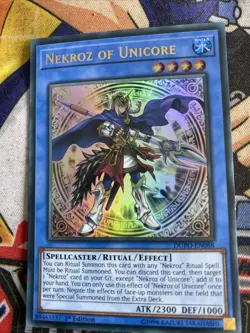 Nekroz of Unicore DUPO-EN088 Ultra Rare 1st Edition YuGiOh Card - Image 1