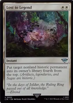 0022 LOST TO LEGEND UNCOMMON THE LORD OF THE RINGS MTG CARD - Image 1