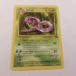 Arbok 31/62 Fossil Regular Pokemon Tcg Card Wotc - Image 1