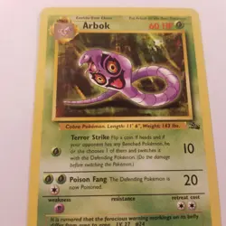 Arbok 31/62 Fossil Regular Pokemon Tcg Card Wotc - Image 3