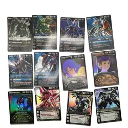 Gundam M.S. War Trading Card Game Lot 18 Cards 2005 Bandai Uncommon Common Mix - Image 1