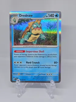 044/142 DREDNAW | RARE HOLO | STELLAR CROWN POKEMON CARD - Image 1