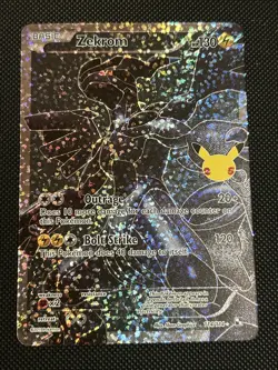Zekrom 114/114 Black & White Celebrations Classic Collection Pokemon Card TCG - Image 1
