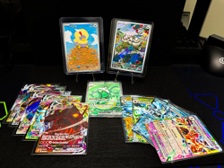 Pokemon 13 Card Lot - 3 Full Arts + 5 VMAX & 5 EX - NM Pack Fresh - Cards Shown - Image 1