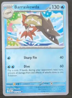 Barraskewda #63/182 Pokemon TCG SV-Destined Rivals Uncommon Reverse Holo Card - Image 3