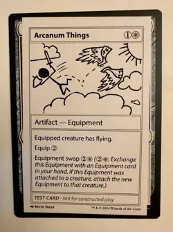 MTG Arcanum Things Mystery Booster 2 (MB2) Rare Playtest Card #508 Unplayed - Image 1