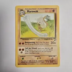 Pokemon TCG Marowak Base 2 52/130 Card - Image 1