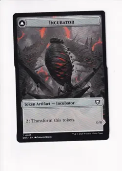MAGIC MTG COMMANDER: EDGE OF ETERNITIES DOUBLE TOKEN INCUBATOR / PHYREXIAN (#1) - Image 1