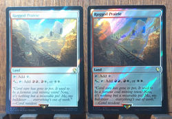 MTG🔥✨ Rugged Prairie (Surge Foil) Commander: Final Fantasy NEAR MINT. 💕❤ - Image 2
