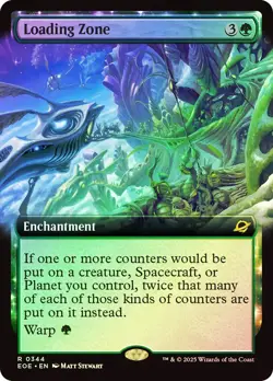 MTG FOIL Loading Zone Extended Art - Edge of Eternities #344 - Image 1