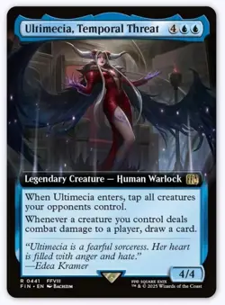 Ultimecia, Temporal Threat Extended Art - FIN 0441 NM - MTG Magic - Image 1