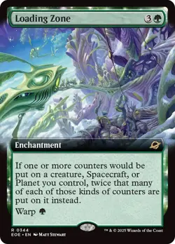 MTG Loading Zone Extended Art - Edge of Eternities #344 - Image 1