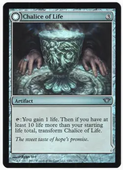 Chalice of Life - Chalice of Death 2012 Dark Ascension FOIL Artifact MTG NM AZ1 - Image 1