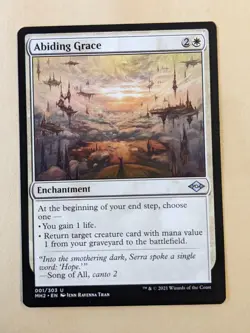 ABIDING GRACE-MTG-MODERN HORIZONS 2-UNCOMMON 001/303 - Image 1