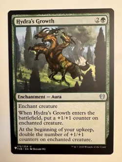 Hydra's Growth Theros Beyond Death Regular NM The List Mystery MTG Magic Card - Image 1
