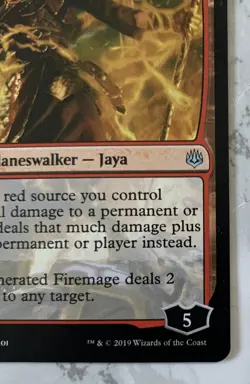 Jaya, Venerated Firemage #135 War of the Spark Legendary Planeswalker MTG Magic - Image 4
