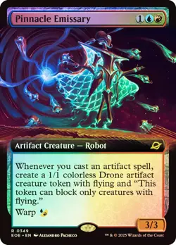 MTG FOIL Pinnacle Emissary Extended Art - Edge of Eternities #349 - Image 1