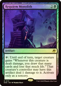 MTG FOIL Requiem Monolith - Edge of Eternities #113 - Image 1