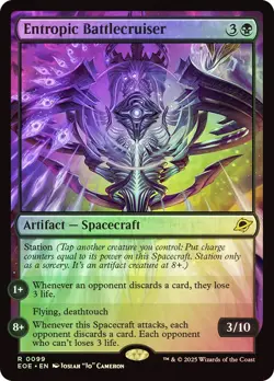 MTG FOIL Entropic Battlecruiser - Edge of Eternities #099 - Image 1