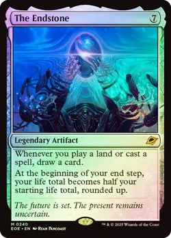 MTG FOIL The Endstone - Edge of Eternities #240 - Image 1